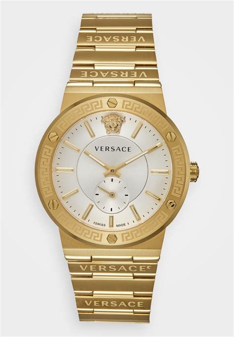 versace gold uhr damen|Luxus.